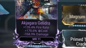 Warframe - Roll my MEME-Gun Akjagara Prime Riven with 100k Kuva