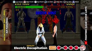 ALL FATALITIES TUTORIAL - Mortal Kombat 1 (MK1 / 1992)