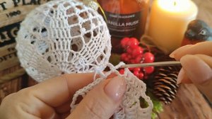 Новогодний ШАР крючком 1 ЧАСТЬ / Christmas BALL crochet