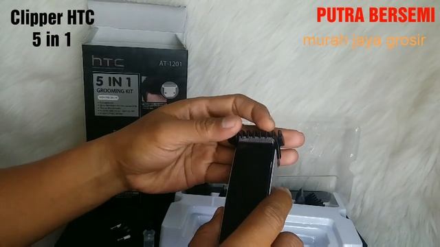 Clipper HTC AT-1201 Alat cukur rambut 5 in 1 смотреть онлайн