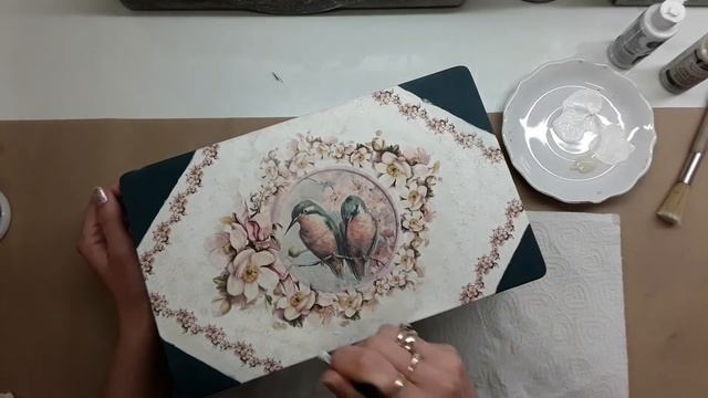 Decoupage box ♡♡♡Tutorial смотреть онлайн