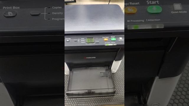 KYOCERA FS-1020 Configurate page. How to print config/test/ page