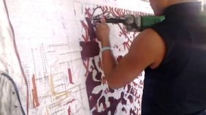 Как делают тафтинговые ковры в Индии