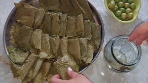 Как правильно мариновать виноградные листья на зиму