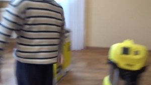 Строительный пылесос Karcher WD 3 Premium желтый. Для дома, для семьи...