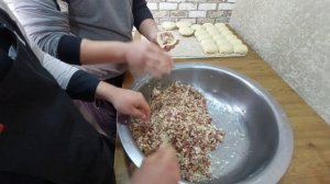 Узбекский сомса в тандыре уличная еда в тандыре сомса #sub