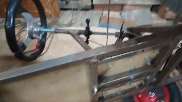Электрокартинг из гироскутера для сына??.Доделываем раму.ч3