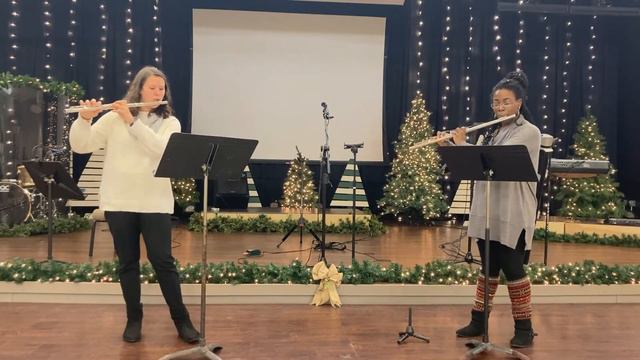 Carol of the Bells, a flute duet смотреть онлайн