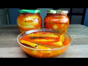 Каждый год ИХ делаю и ВСЕГДА МАЛО - Огурцы с кетчупом Чили!
