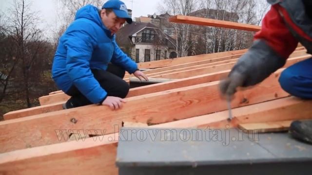 КРЕПЛЕНИЕ МАУЭРЛАТА И СТРОПИЛ