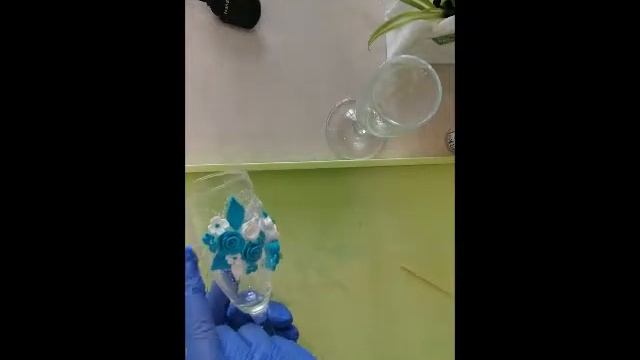 Урок №1. Практическая часть. Дизайн бокалов из полимерной глины. смотреть онлайн