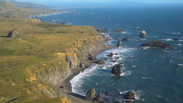2 HOUR Soothing Ocean Sounds with Coastal Views - Nature Soundscapes for Relaxat