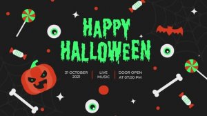 Открытки на хеллоуин_Videohive Halloween Promo cartoon_DIZAYNPROJECT