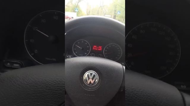 Сброс ошибки давления в шинах VW Golf 5, Jetta