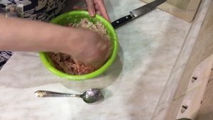 Ленивые голубцы или капустно-мясные котлеты.
