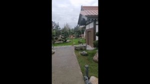 Японский сад в парке Галицкого, в Краснодаре.