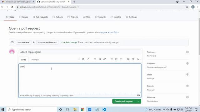 The ABC of git part 3: Branches and Pull Requests (#LearnGit, #PullRequest) смотреть онлайн