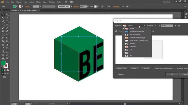 Illustrator Tutorial - How to Make 3D Cube Text Effect смотреть онлайн