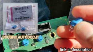 Opel Corsa d Dashboard Clock Lights Replacement