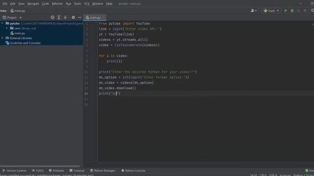 download youtube video with python in just 10 lines of code!