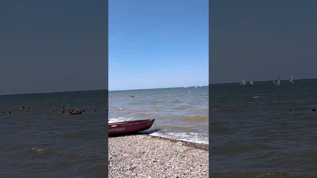 Отдых на Азовском берегу. 31.07.20 #емшинаваля #морскойберег #отдых #море #приморскоахтарск