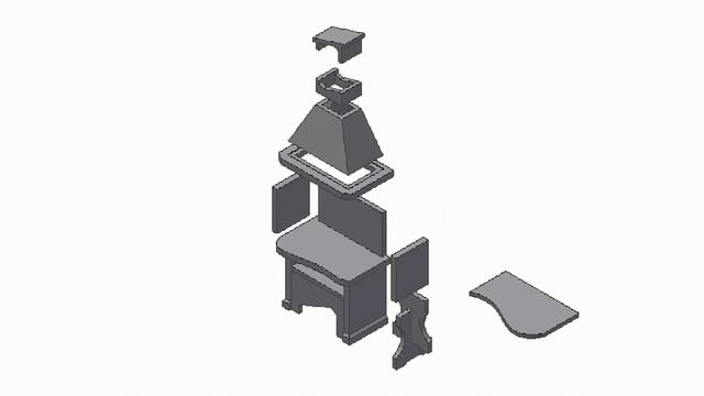 Сборка барбекю комплекса "Шахан-1" по принципу лего