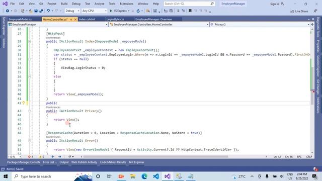Asp.Net Core MVC Login Form Using Ms SQL C# | Asp.Net Core 6 | Simple Login Using Entity Framework
