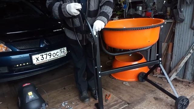 сборка бетономешалки Калибр смотреть онлайн