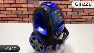 Обзор на ОНОВЛЕННЫЙ контейнерный пылесос от GINZZU. Model: VS437.