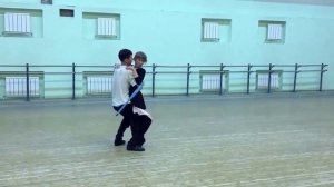 ТАТАРСКИЙ ТАНЕЦ -ПЕРВЫЙ ПОЦЕЛУЙ --АЙНУР И ДИЛЯРА-РЕПЕТИЦИЯ.