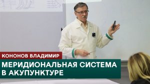 Меридиональная система в акупунктуре. Кононов Владимир