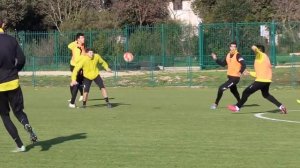 NK Istra 1961, zimske pripreme - taktički trening, 17.1.2016.