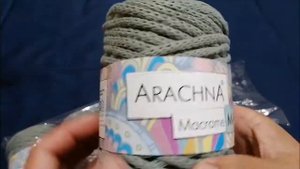 Пряжа ARACHNA "Macrame Maxi"   80\% хлопок, 20\% полиэстер   4 шт. х  250 г  80 м - №15 хаки