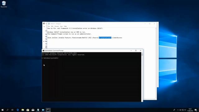 How to fix .net framework 3.5 installation error on Windows 10/8/7