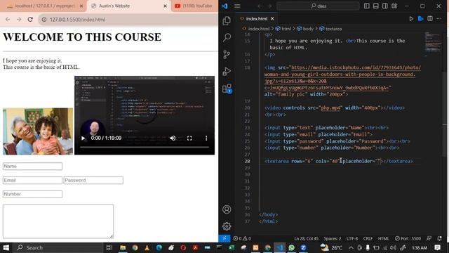 HTML Course 1