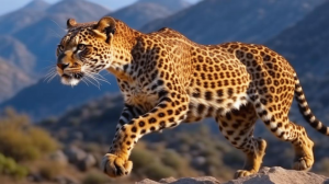 Выпуск самки переднеазиатского леопарда состоялся 14 июля на территории Кавказского заповедника