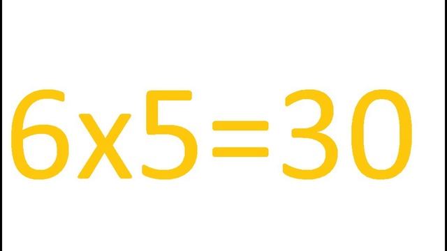 Учим умножение на 6