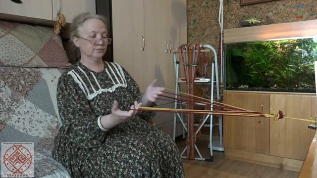 Плетение пояса в технике "дёрганье". Дорофеева Светлана.