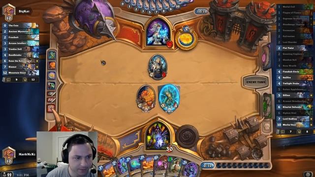 Plotting and Twisting! Quest Warlock OTK Combo! [Hearthstone Game of the Day] смотреть онлайн
