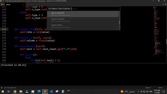 how to change color scheme in sublime text смотреть онлайн