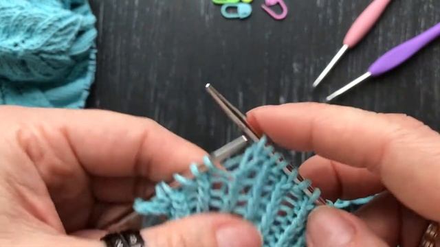 Резинка 1х1 со скрещёнными лицевыми смотреть онлайн