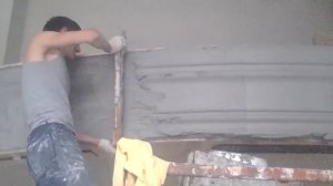 "дворец" ЛЕПНИНА КРИВОЛИНЕЙНАЯ ТЯГА. карниз