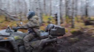 Квадроцикл Русская механика РМ 800 на тюменском бездорожье