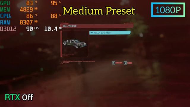 Cyberpunk 2077 - i5 9400f | RTX 2060 Super | RTX:Off | All Setting | FPS Test смотреть онлайн