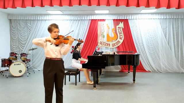 Загребнева Юлия, 13 лет, Н. Паганини, Кантабиле смотреть онлайн