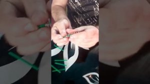 Вставка трубочки в пружину