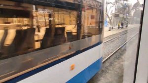 Трамвай. Маршрут 28 Метро " Сокол" - "Проспект маршала Жукова"