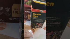 Известь и огород