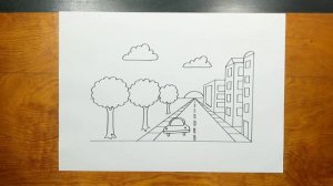 How to Draw A Road With Cars