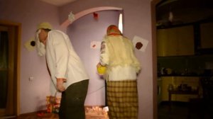 ч1 сказка Колобок домашний театр экспромта с детьми и для детей